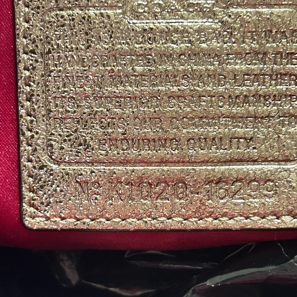 Coach Poppy beige and Metallic Shoulder Bag - Picture 2 of 11